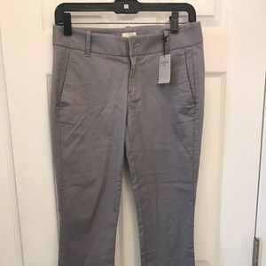 J. Crew Petite Frankie Chino Pant - Coastal Grey